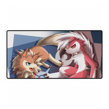 Load image into Gallery viewer, Lycanroc Midday and Midnight Form Mouse Pad (Desk Mat)
