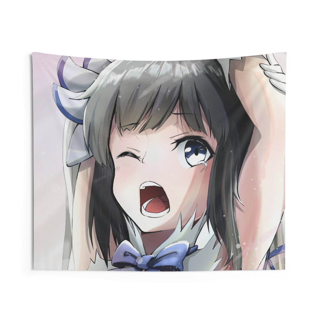 Is It Wrong To Try To Pick Up Girls In A Dungeon? Indoor Wall Tapestry