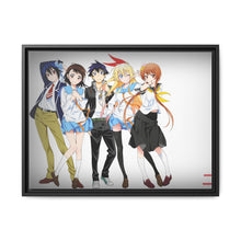 Load image into Gallery viewer, Nisekoi Chitoge Kirisaki, Kosaki Onodera, Seishirou Tsugumi, Marika Tachibana Canvas Framed Art Print
