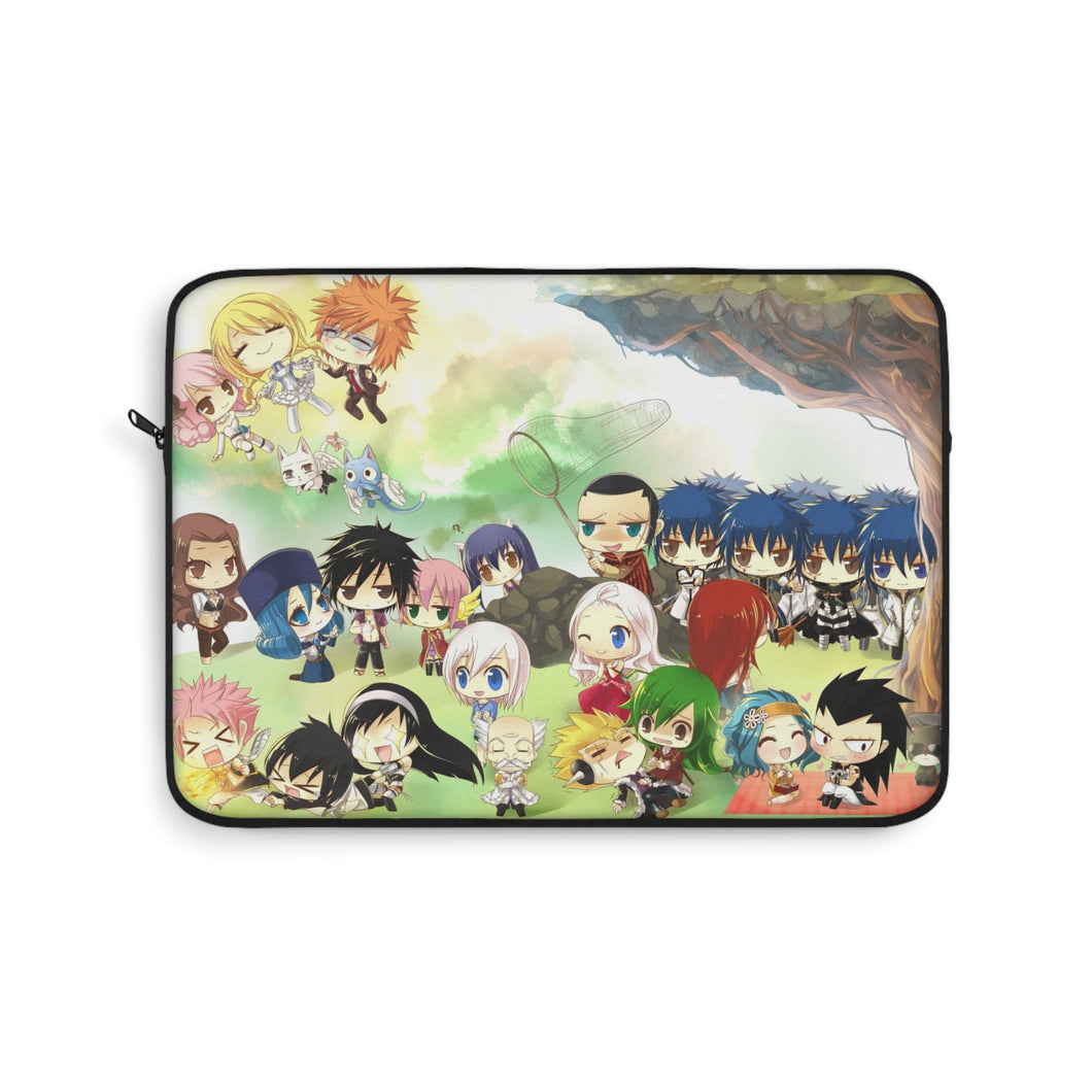 Fairy Tail Natsu Dragneel, Erza Scarlet, Lucy Heartfilia, Happy, Wendy Marvell Laptop Sleeve