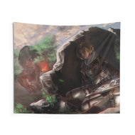 Annie Leonhart vs a titan Indoor Wall Tapestry