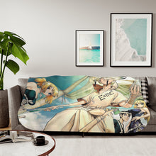 Load image into Gallery viewer, Anime Dr. Stone Sherpa Blanket
