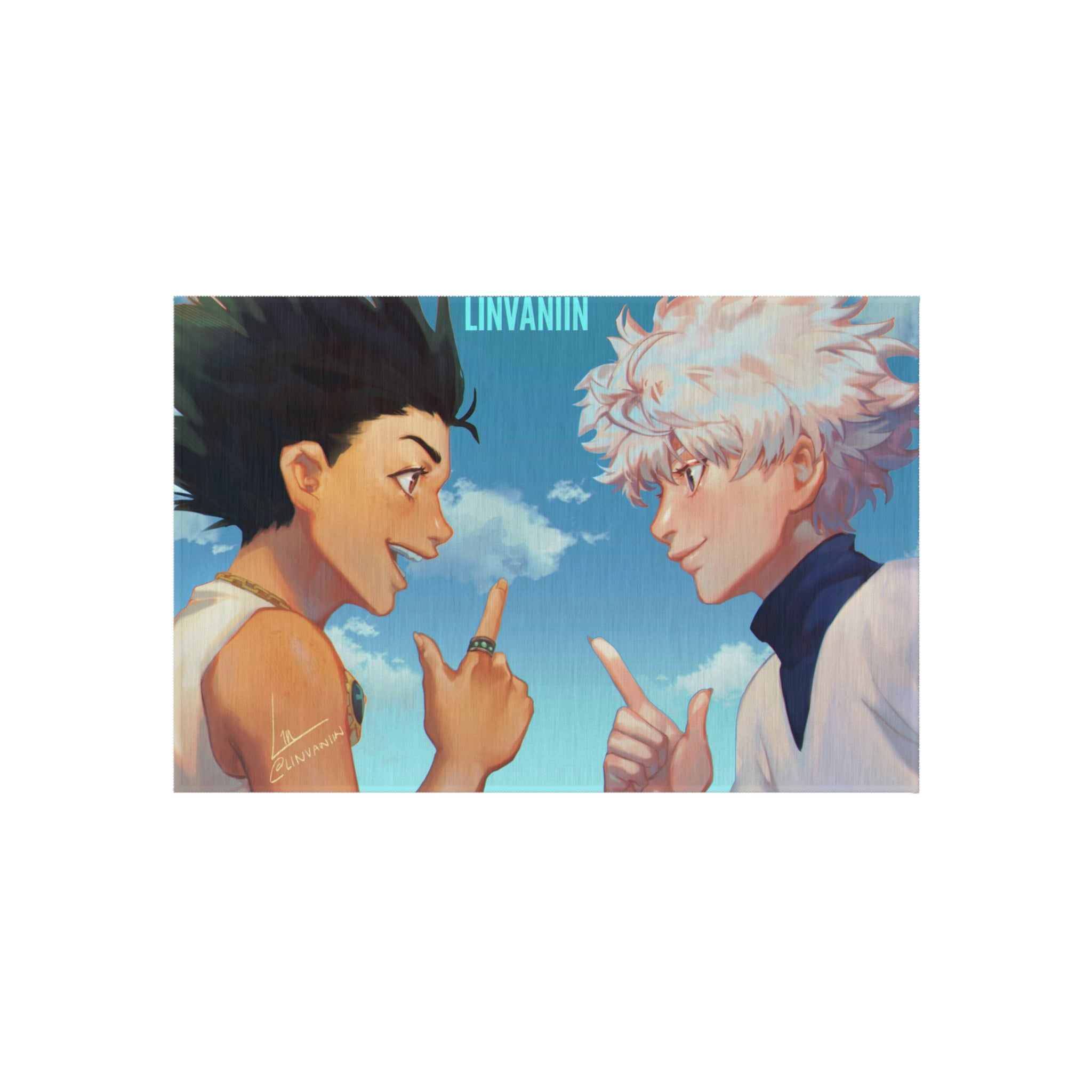 Hunter x Hunter Killua Zoldyck, Gon Freecss Rug