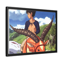 Load image into Gallery viewer, Anime Princess Mononoker Canvas Framed Art Print
