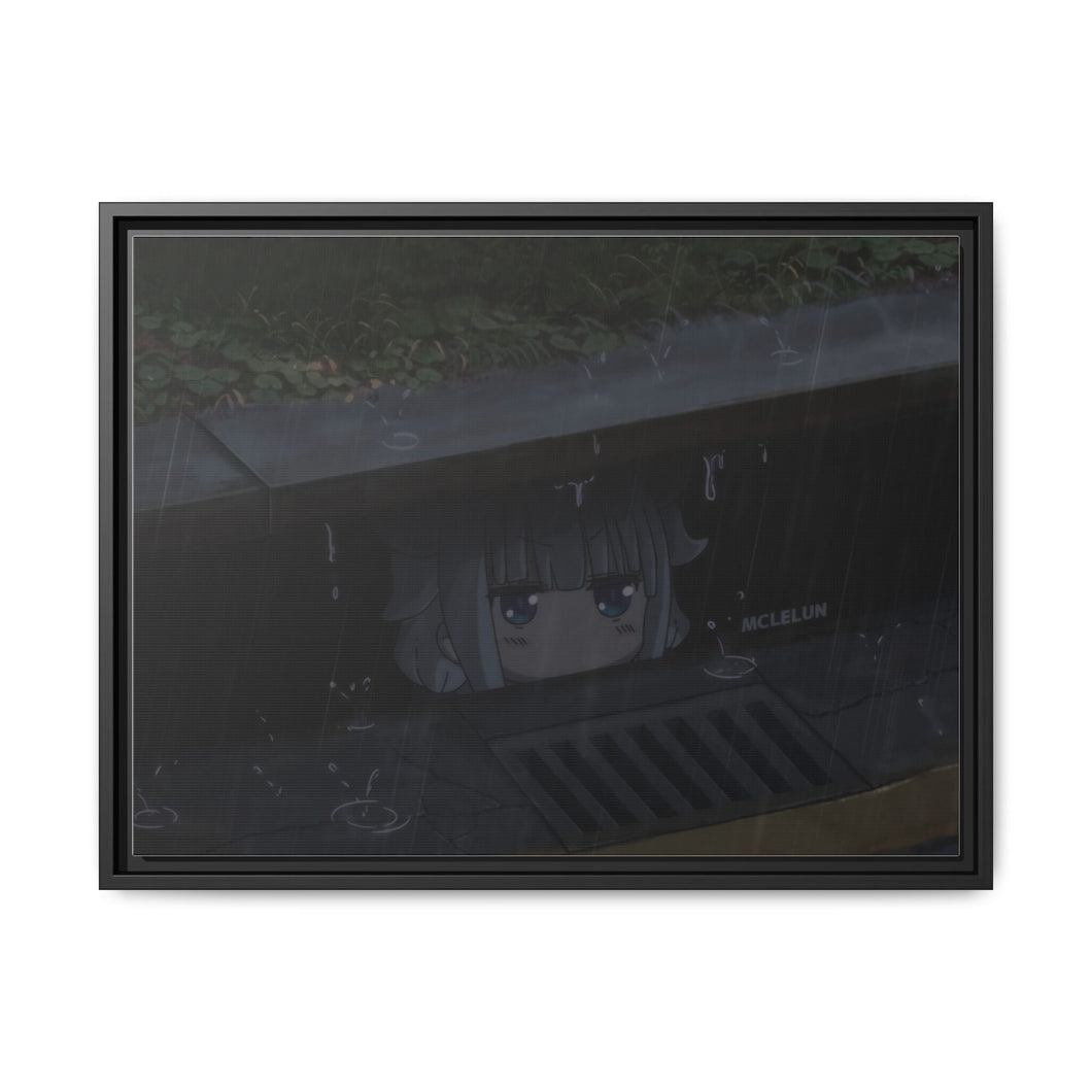 Anime Miss Kobayashi's Dragon Maid Canvas Framed Art Print