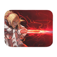 Fate/Apocrypha Saber Of Red Sherpa Blanket