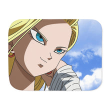 Load image into Gallery viewer, Android 18 Sherpa Blanket
