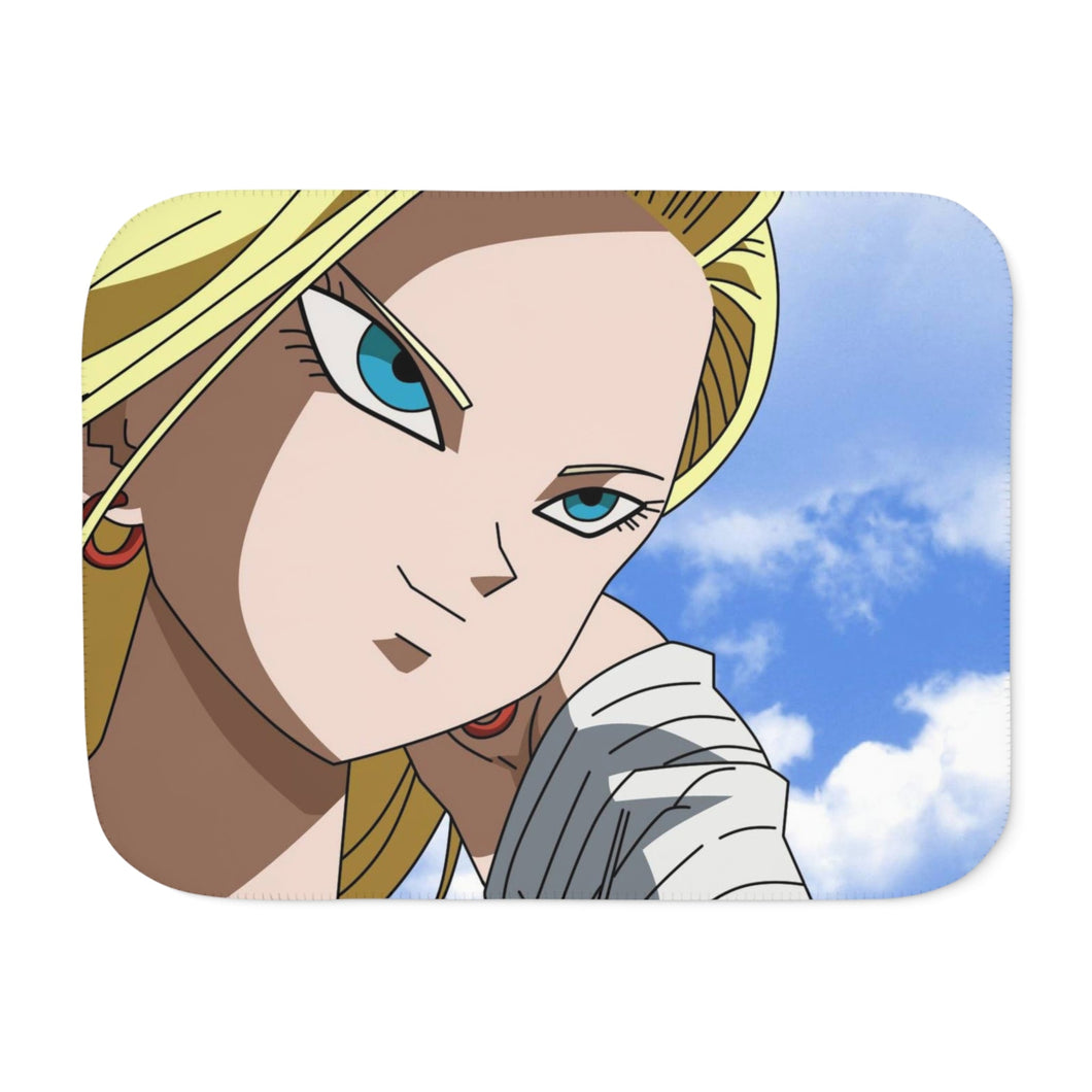 Android 18 Sherpa Blanket