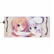 Load image into Gallery viewer, Is The Order A Rabbit? RGB LED Mouse Pad (Desk Mat)
