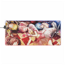 Load image into Gallery viewer, Puella Magi Madoka Magica Homura Akemi, Madoka Kaname, Sayaka Miki, Mami Tomoe, Kyuubey RGB LED Mouse Pad (Desk Mat)
