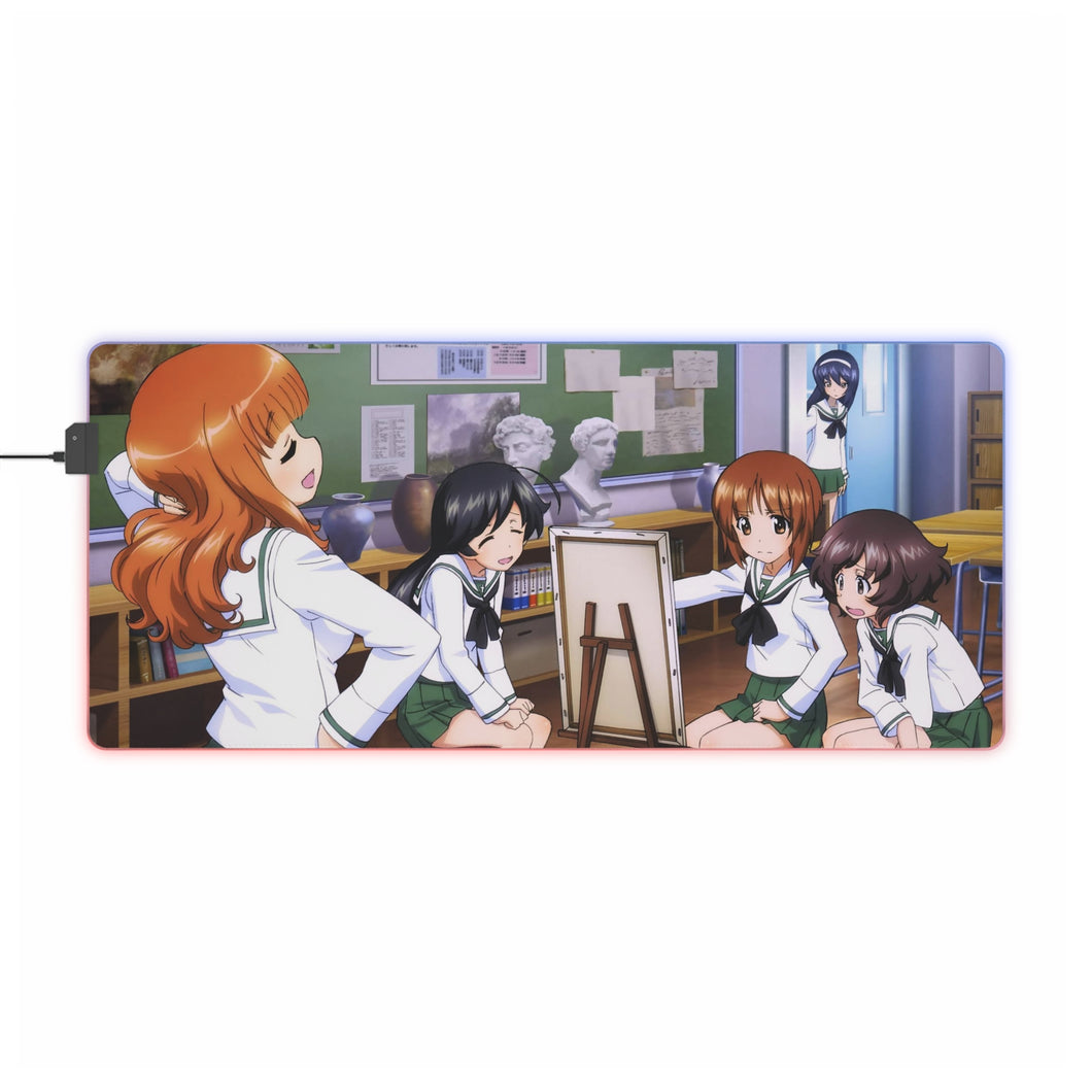Girls und Panzer RGB LED Mouse Pad (Desk Mat)