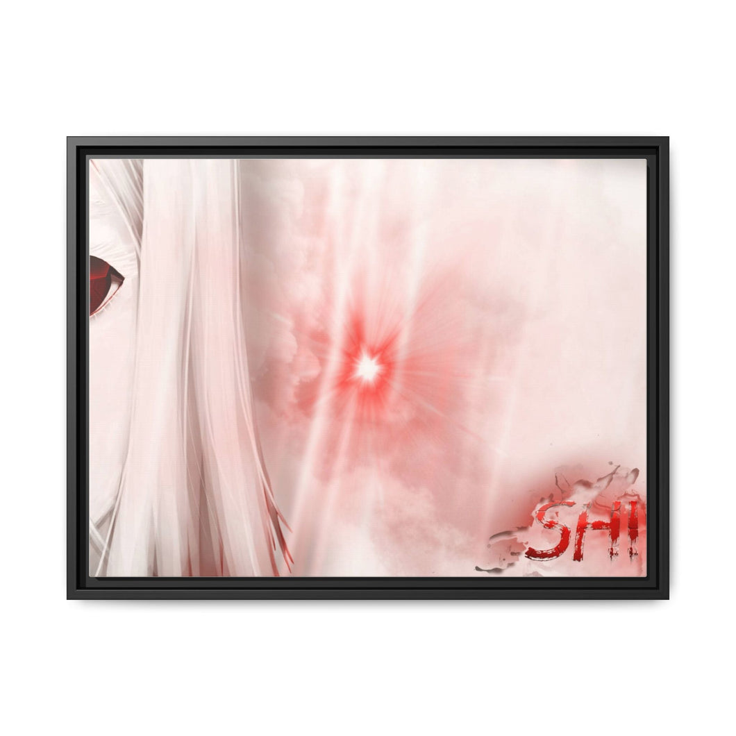 Shiro Canvas Framed Art Print