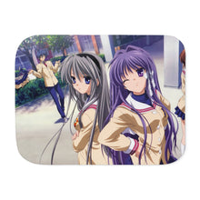Load image into Gallery viewer, Clannad Tomoya Okazaki, Nagisa Furukawa, Tomoyo Sakagami, Kyou Fujibayashi, Youhei Sunohara Sherpa Blanket

