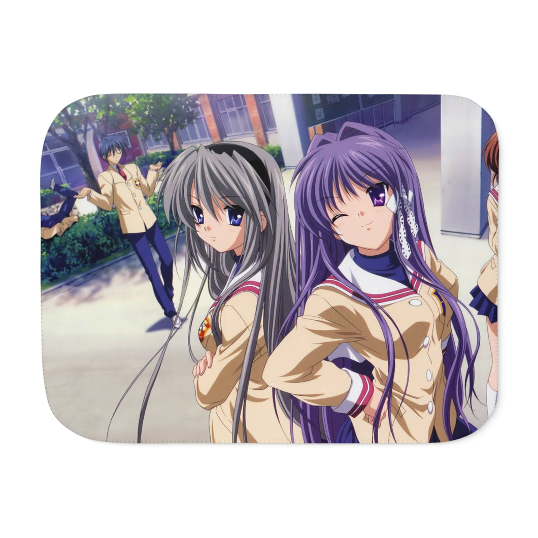 Clannad Tomoya Okazaki, Nagisa Furukawa, Tomoyo Sakagami, Kyou Fujibayashi, Youhei Sunohara Sherpa Blanket