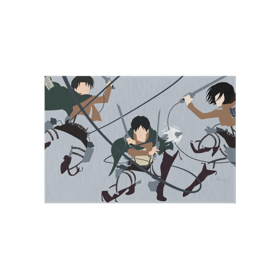 Anime Attack On Titan Rug