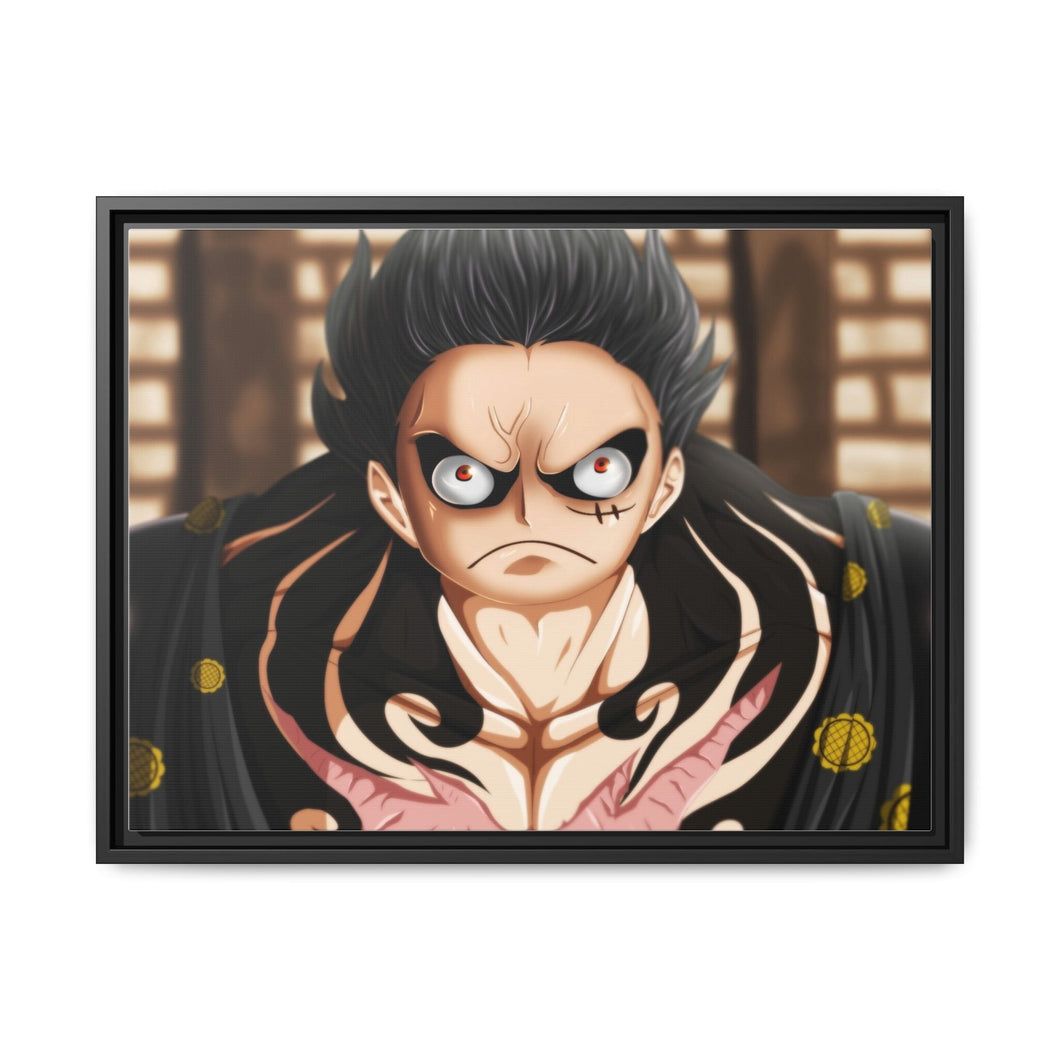 Monkey D. Luffy (Gear fourth) Canvas Framed Art Print