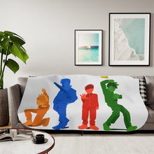 Load image into Gallery viewer, Mob Psycho 100 Arataka Reigen, Shigeo Kageyama, Ritsu Kageyama, Teruki Hanazawa Sherpa Blanket
