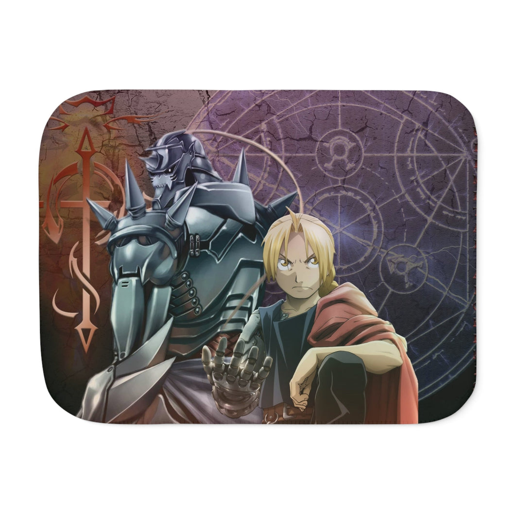 Fullmetal Alchemist-Edward & Alphonse Sherpa Blanket