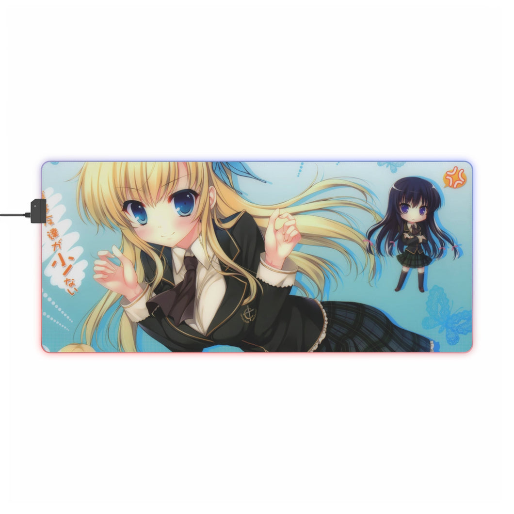 Boku Wa Tomodachi Ga Sukunai Sena Kashiwazaki, Yozora Mikazuki, Kodaka Hasegawa RGB LED Mouse Pad (Desk Mat)