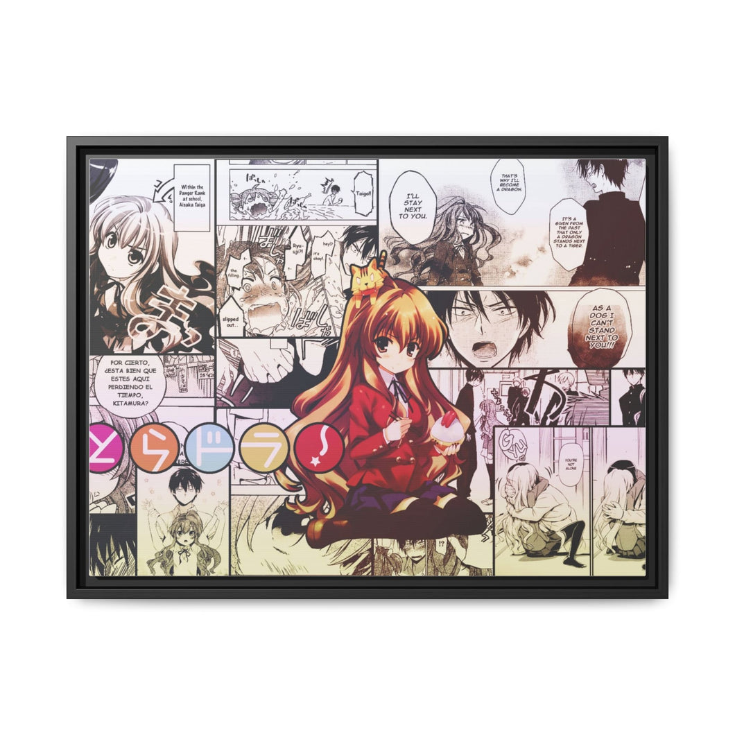 Toradora! Canvas Framed Art Print