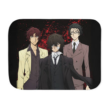Load image into Gallery viewer, Bungou Stray Dogs Osamu Dazai Sherpa Blanket
