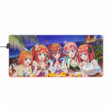 Load image into Gallery viewer, The Quintessential Quintuplets RGB LED Mouse Pad (Desk Mat)
