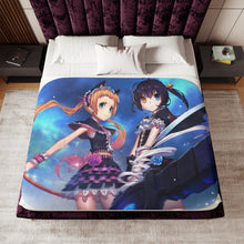 Load image into Gallery viewer, Love, Chunibyo &amp; Other Delusions Rikka Takanashi, Sanae Dekomori Sherpa Blanket
