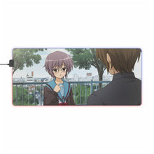 Load image into Gallery viewer, The Melancholy Of Haruhi Suzumiya RGB LED Mouse Pad (Desk Mat)
