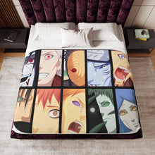 Load image into Gallery viewer, Akatsuki&#39;s members Sherpa Blanket
