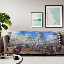 Load image into Gallery viewer, Anime Kill La Kill Sherpa Blanket
