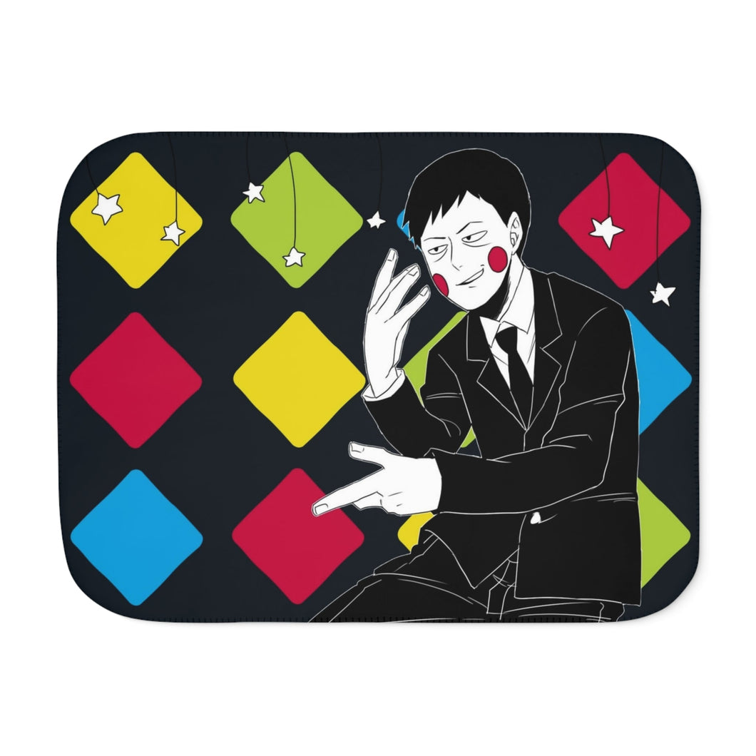Anime Mob Psycho 100 Sherpa Blanket