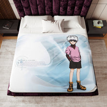 Load image into Gallery viewer, Hunter x Hunter Killua Zoldyck Sherpa Blanket
