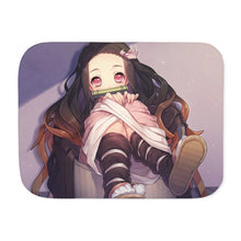 Load image into Gallery viewer, Demon Slayer: Kimetsu no Yaiba Nezuko Kamado Sherpa Blanket
