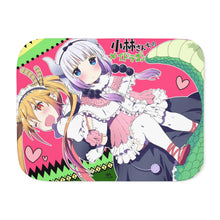 Load image into Gallery viewer, Miss Kobayashi&#39;s Dragon Maid Kanna Kamui, Kobayashi San Chi No Maid Dragon, Tohru Sherpa Blanket
