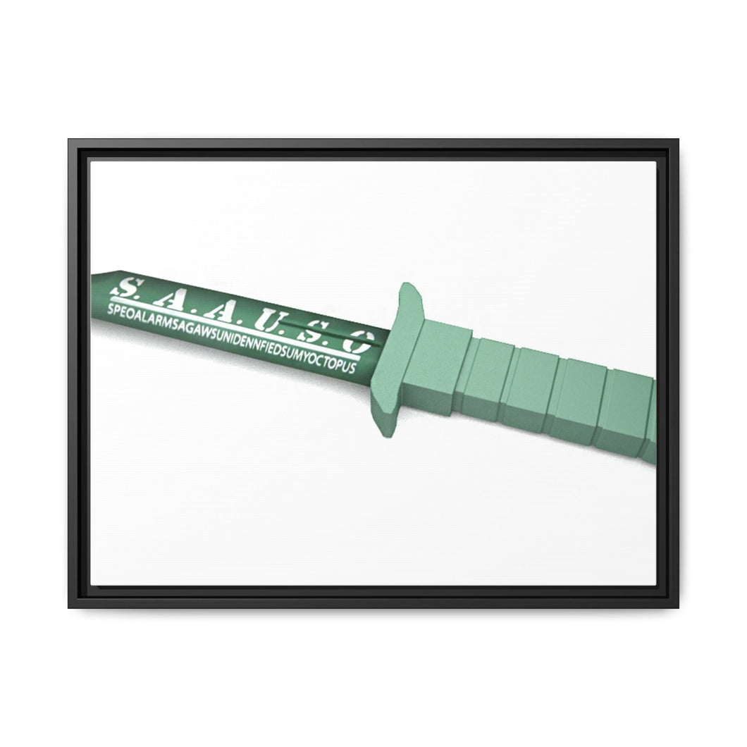 Knife (assassination classroom) Canvas Framed Art Print