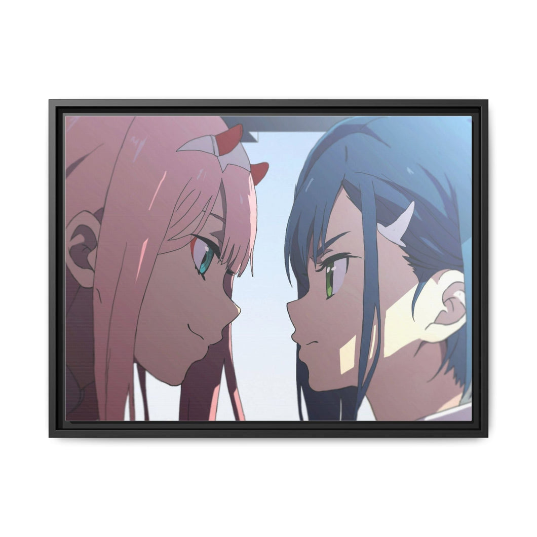 Zero Two, Ichigo Canvas Framed Art Print
