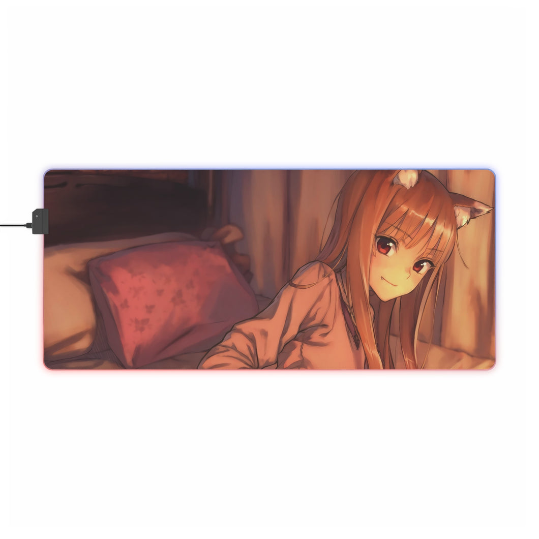 Spice And Wolf RGB LED Mouse Pad (Desk Mat)