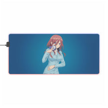 Load image into Gallery viewer, Miku Nakano from 5-Toubun no Hanayome RGB LED Mouse Pad (Desk Mat)
