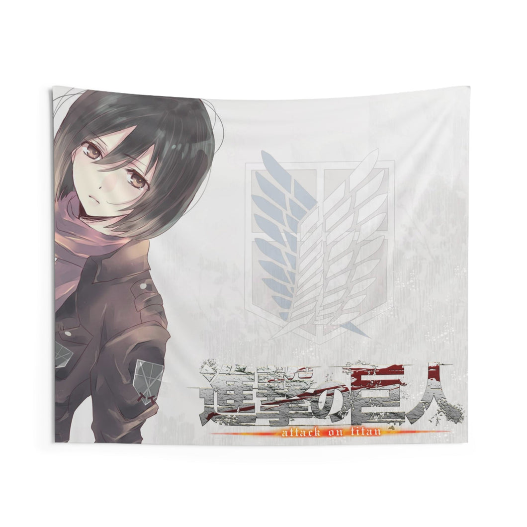 Mikasa Ackerman Indoor Wall Tapestry