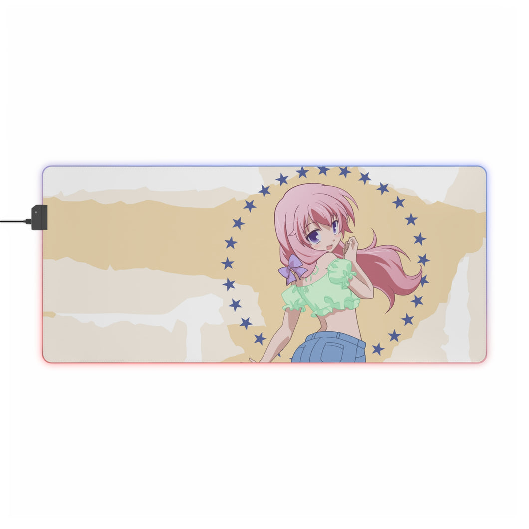 Baka And Test RGB LED Mouse Pad (Desk Mat)