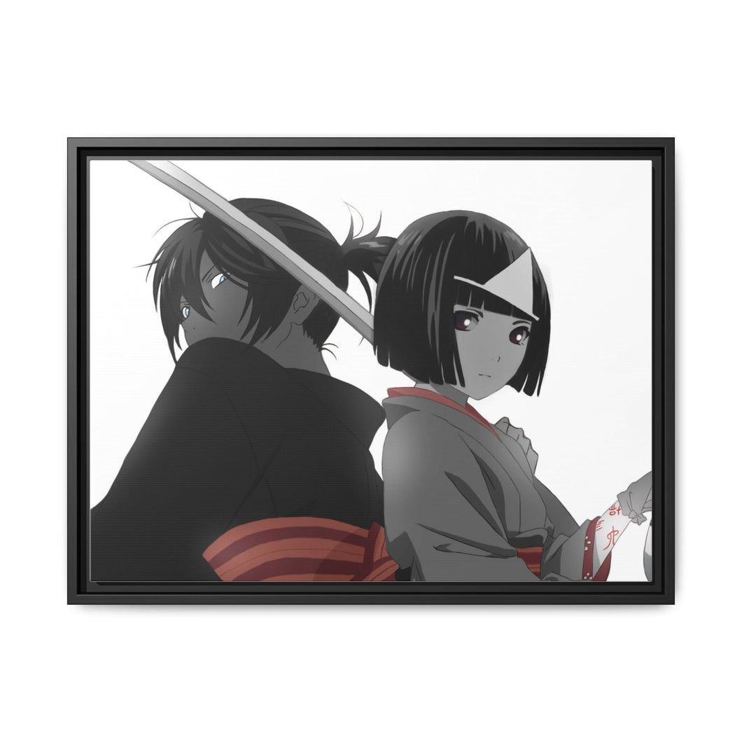 Noragami Yato, Nora, Noragami Canvas Framed Art Print