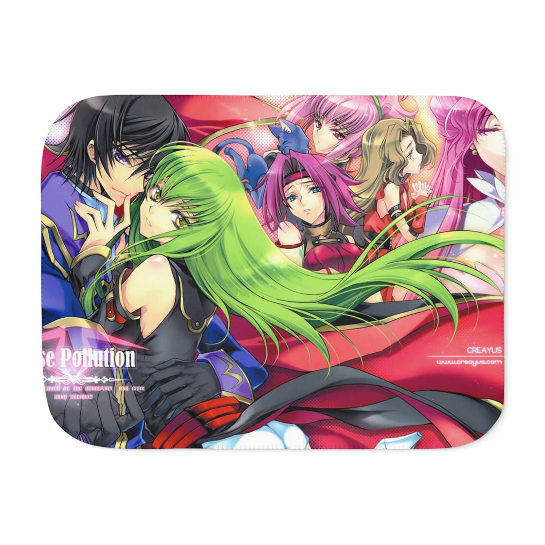 Code Geass Lelouch Lamperouge, Euphemia Li Britannia, Cornelia Li Britannia Sherpa Blanket