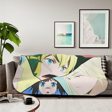 Load image into Gallery viewer, Aiz,Hestia,Lyon and Andromeda Sherpa Blanket
