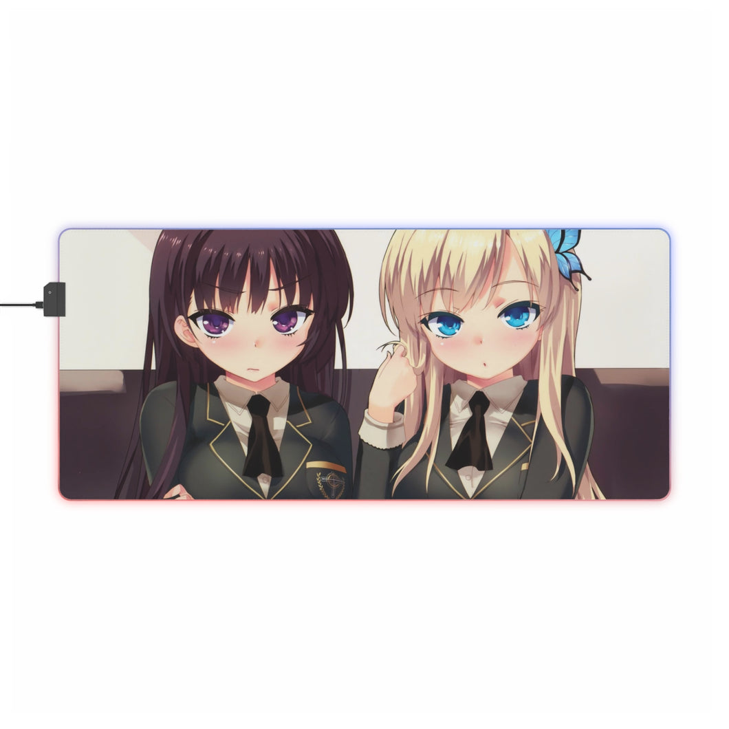 Boku Wa Tomodachi Ga Sukunai Sena Kashiwazaki, Yozora Mikazuki RGB LED Mouse Pad (Desk Mat)