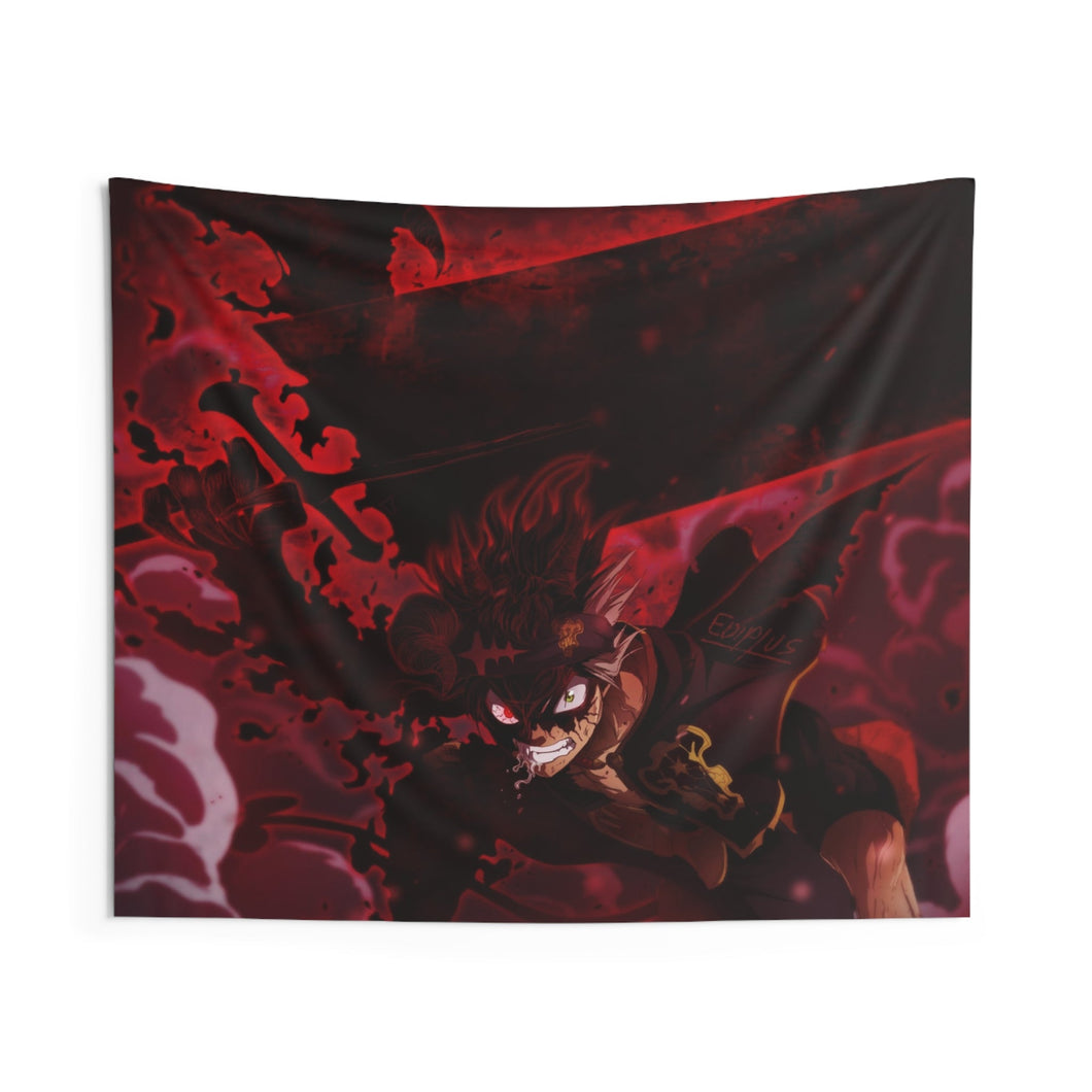 Black Clover Asta Indoor Wall Tapestry
