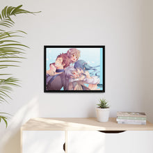 Load image into Gallery viewer, Liliruca,Bell,Hestia and Welf Canvas Framed Art Print
