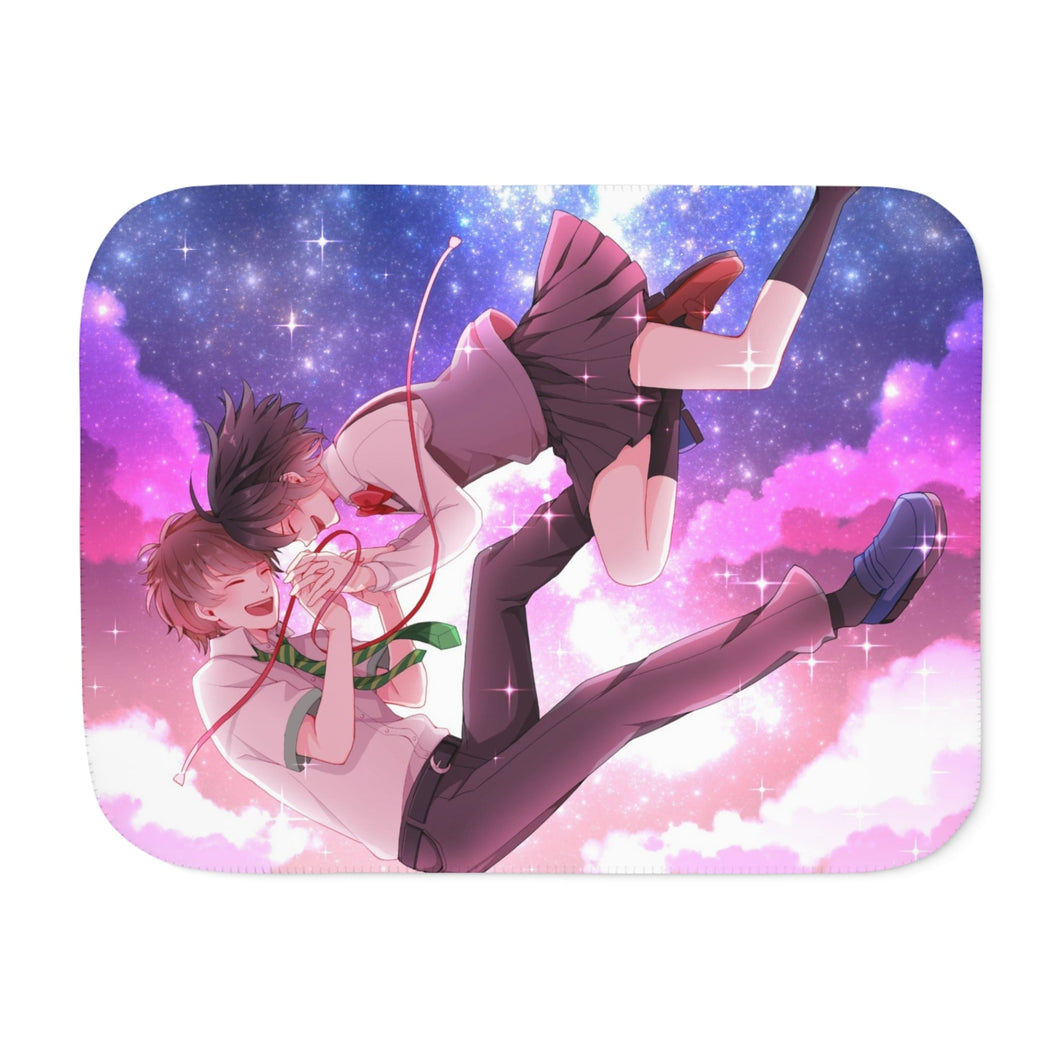 Anime Your Name. Sherpa Blanket