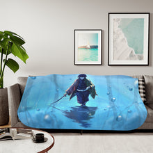 Load image into Gallery viewer, Giyuu Tomioka Sherpa Blanket
