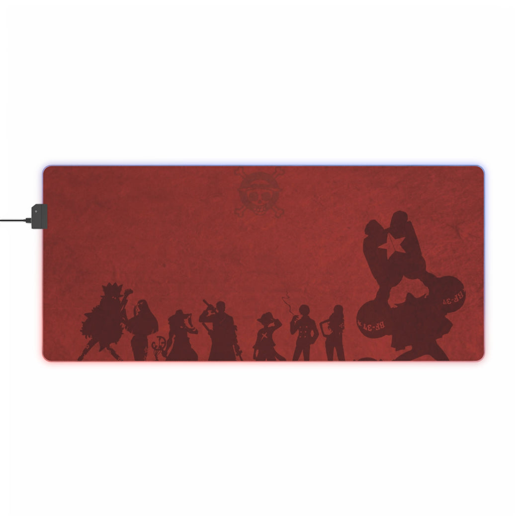 Luffy's crew RGB LED Mouse Pad (Desk Mat)