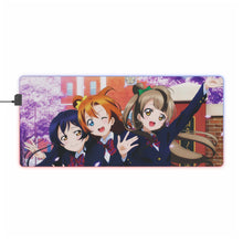 Load image into Gallery viewer, Love Live! Kotori Minami, Umi Sonoda, Honoka Kousaka RGB LED Mouse Pad (Desk Mat)
